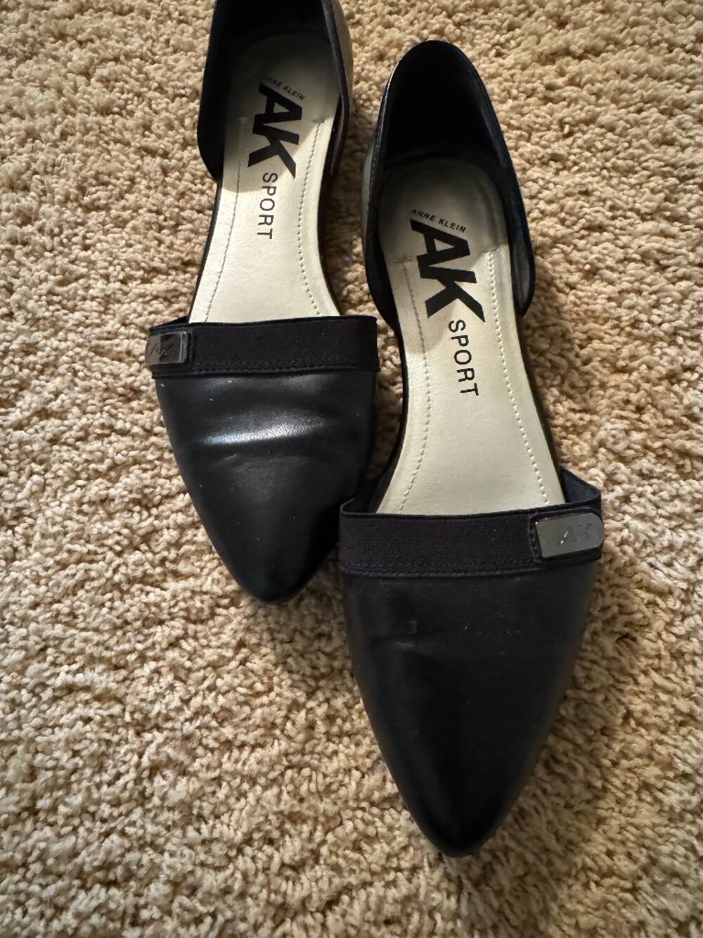 Ann Klein Sport Black Flat